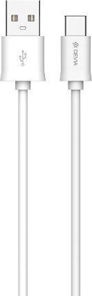 Produktbild Devia Kabel Smart USB - USB-C 2,0 m 2,1A weiss (2 m, USB 2.0, 10 W)