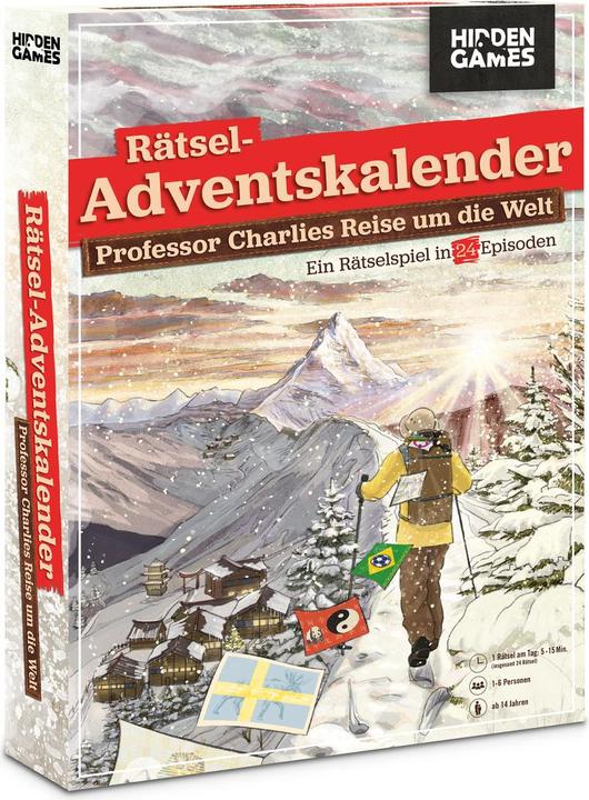 Actual product image Hidden Games Professor Charlie's Journey Around the World (German, 1 - 6 Players)