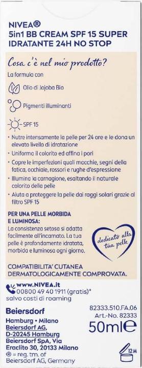 Produktbild NIVEA 5 In 1 Bb Cream Super Idratante Naturale