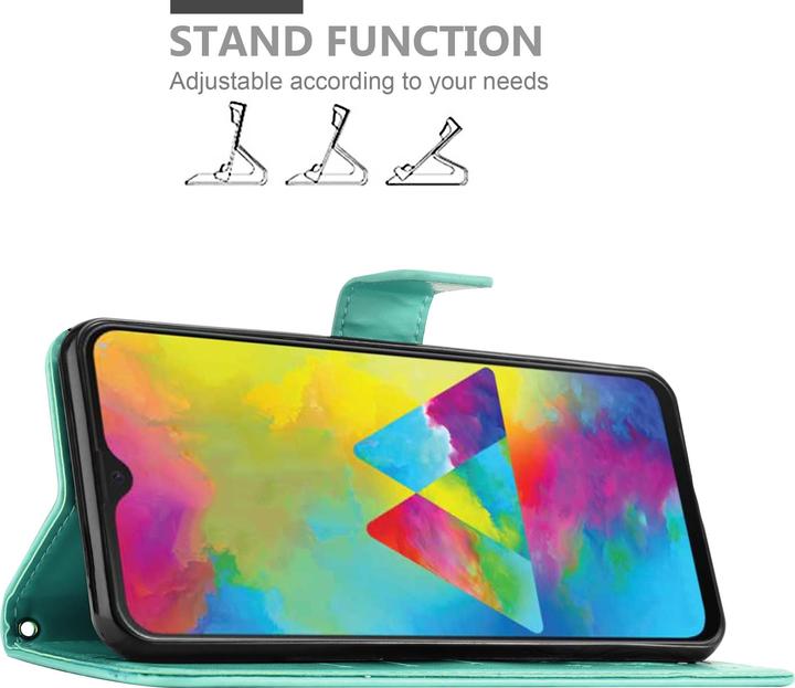 Actual product image Cadorabo Flower Book Cover (Samsung Galaxy M21)