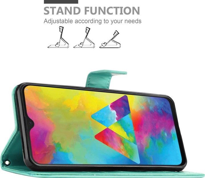 Produktbild Cadorabo Flower Book Cover (Samsung Galaxy M21)