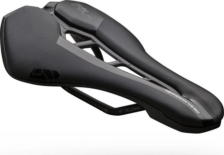 Actual product image PRO Saddle Stealth Performance Ltd142mm Black, Pu Padding, Stainless Steel