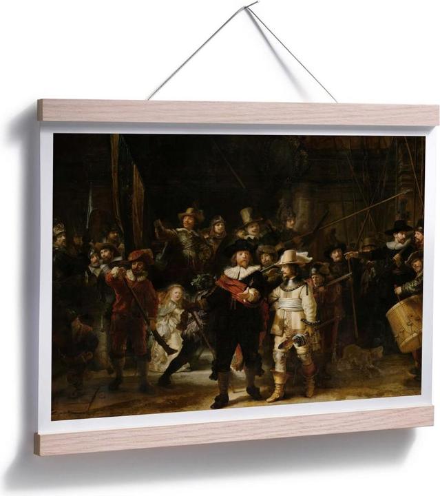 Image du produit Trenddeko Rembrandt - La Ronde de nuit (50 x 40 cm)