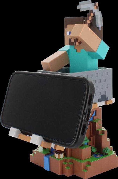 Image du produit Exquisite Gaming Cable Guys R.E.S.T - Minecraft - Steve Support pour Téléphone et Manette (PS5)
