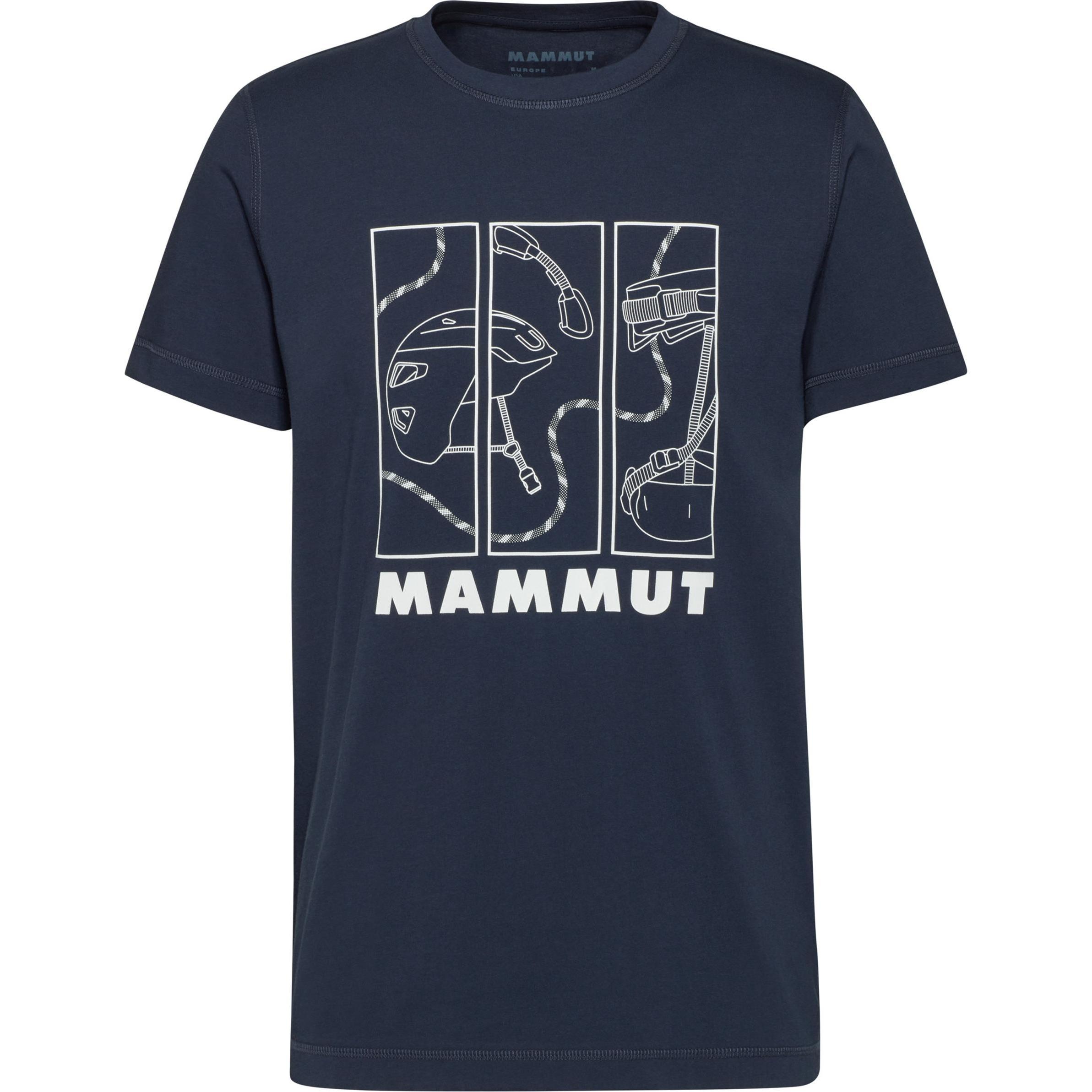 Mammut, Herren, Shirt, Core T-Shirt Men Gear, Blau, (S)