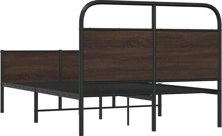Immagine prodotto VidaXL Struttura letto senza materasso 120x190 cm effetto rovere marrone (120 x 190 cm)