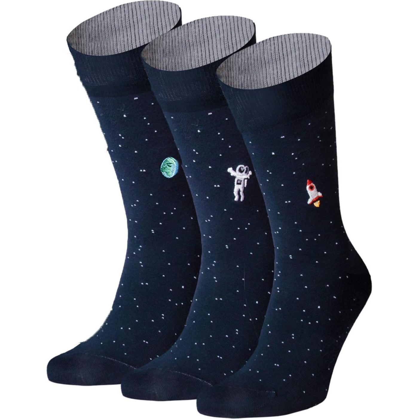 Von Jungfeld, Herren, Socken, Socken Casual - 7733, Blau, (3er Pack, 39 - 42)