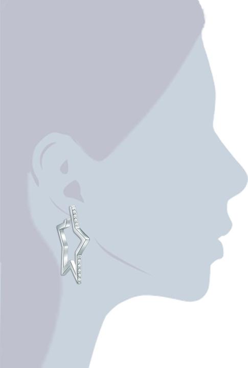 Immagine prodotto Lulu & Jane Stella da donna in lega di metallo decorata con cristalli Swarovski® argento - 29311 (Lega metallica)