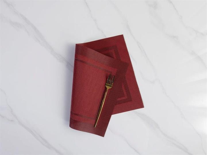 Produktbild GuGus Tischset bordeaux rot 45x30cm beidseitigverwendbar (30 x 45 cm)