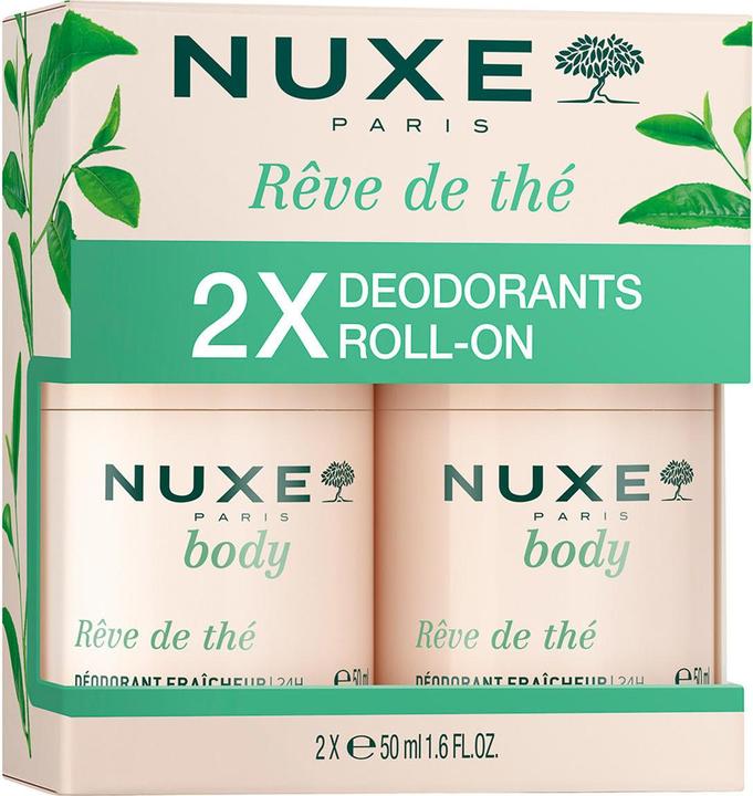 Produktbild Nuxe Rêve de Thé Duo EDeodorant 24h-Schutz erfrischend (Roll-on, 100 ml)