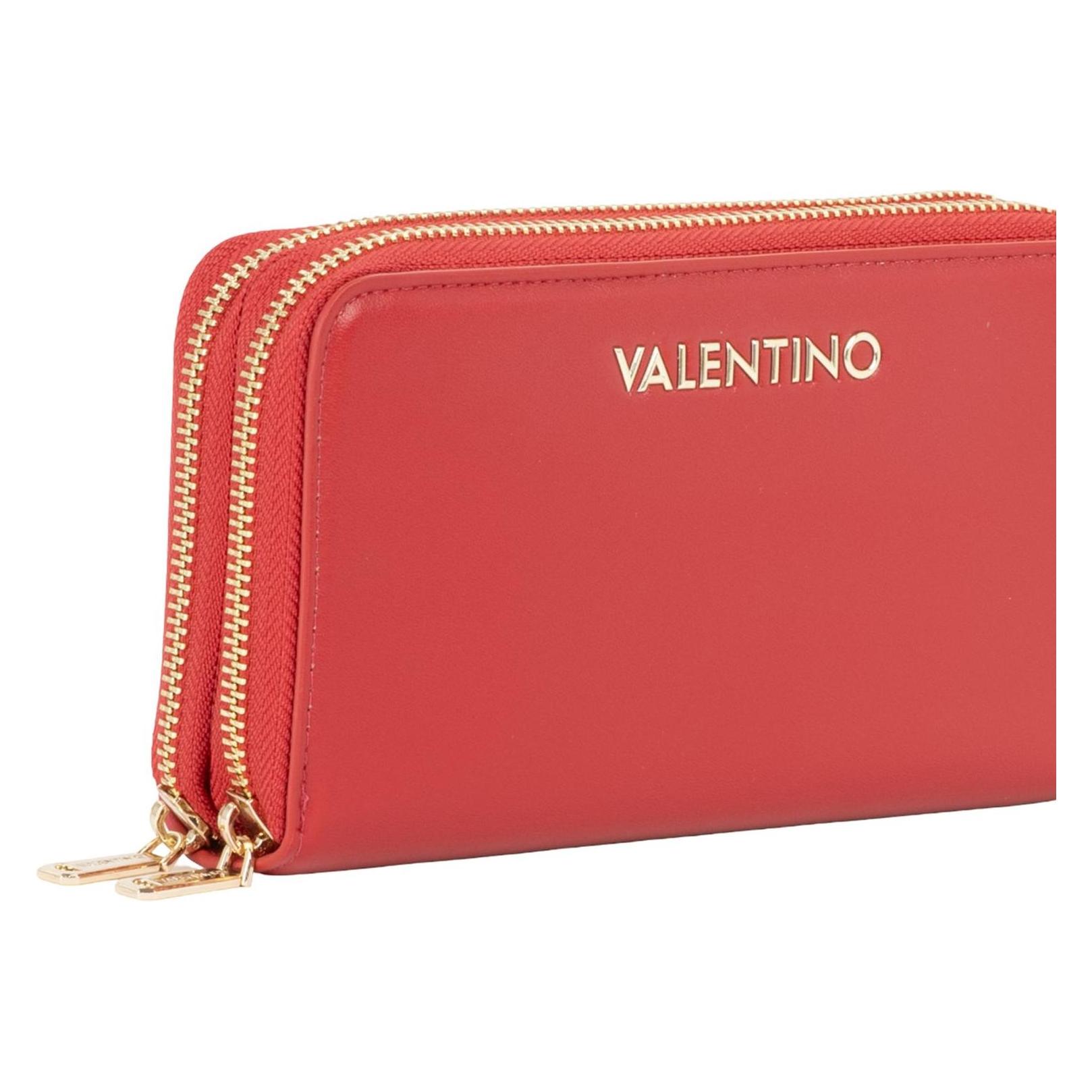 Valentino, Damen, Portemonnaie, Clio Re Zip Around Wallet, Rot