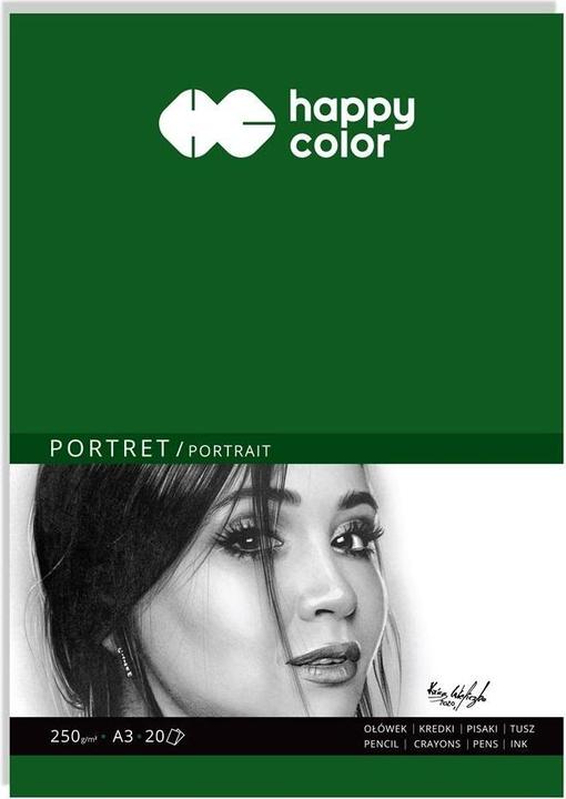 Produktbild GDD Blockporträt A3/20K 250g HAPPY COLOR (A3, Blanko)