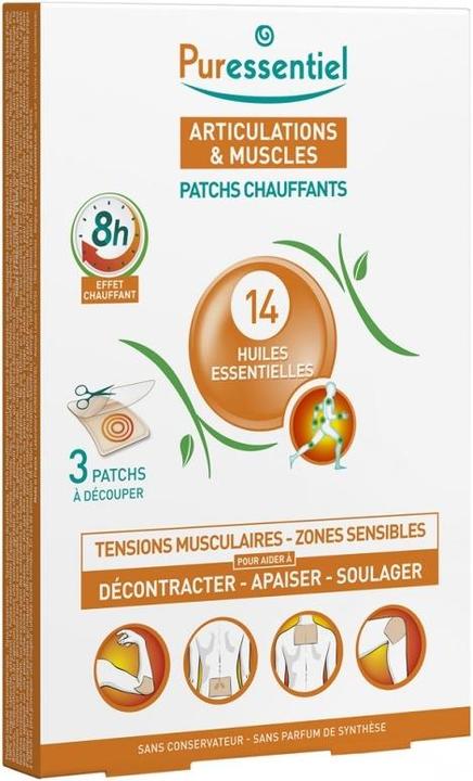 Actual product image Puressentiel Patch warming 14 essential oils (3 x)