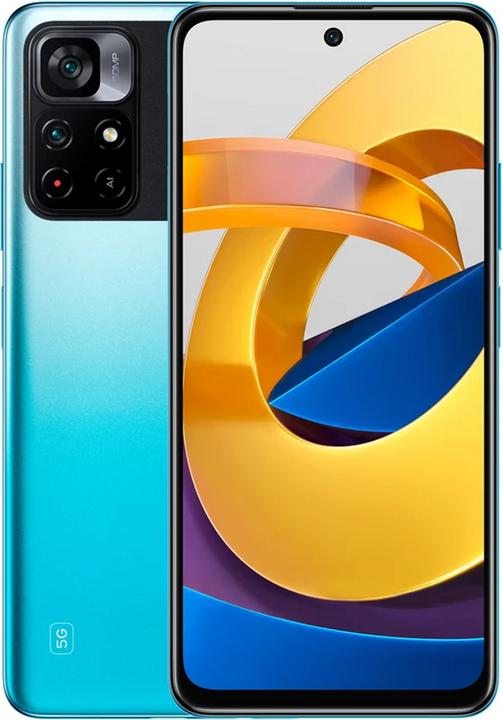 Xiaomi Poco M4 Pro (128 GB, Cool Blue, 6.60", Dual SIM, 5G)