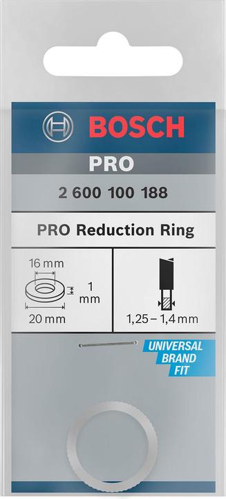 Produktbild Bosch Professional Zubehör Reduzierring für PRO Kreissägeblatt, 20 x 1 x 16 mm