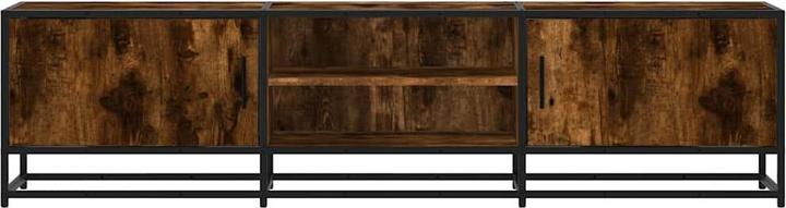 Image du produit vidaXL Armoire TV Lowboard Meuble TV Chêne fumé (160 x 35 x 41 cm)