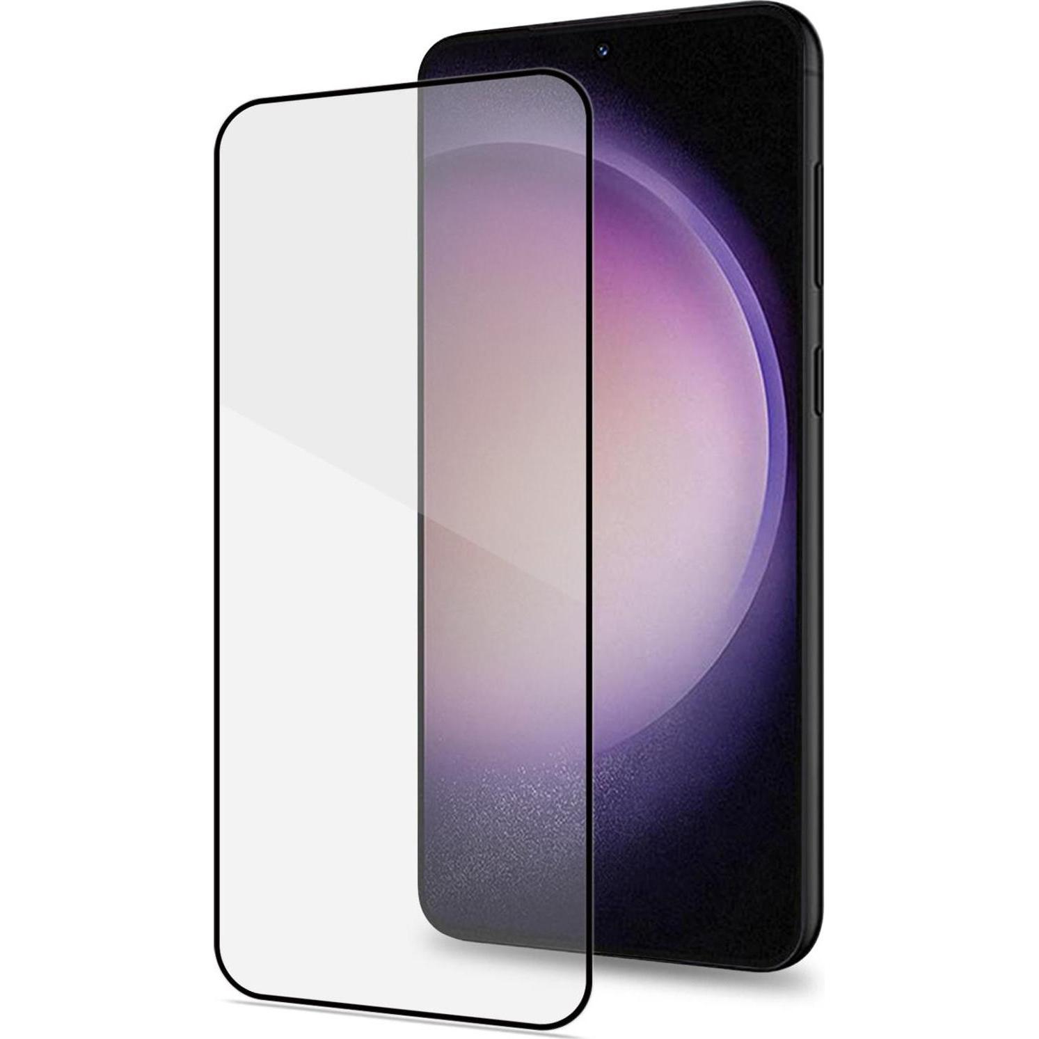 Celly Nero/Trasparente Full Glass (1 Pz., Samsung Galaxy S23), Pellicola Protettiva Smartphone,