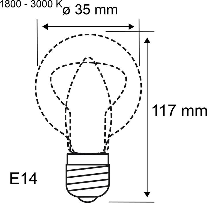 Actual product image Paulmann Candle (E14, 5 W, 470 lm, 1 x, F)