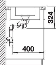 Produktbild Blanco METRA 6 S-F (99 cm, 49 cm)
