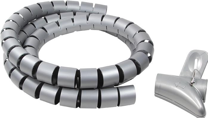 Produktbild LogiLink Spiralschlauch Kabelbinder, 1,5m (Kabelspiralschlauch, 150 cm)