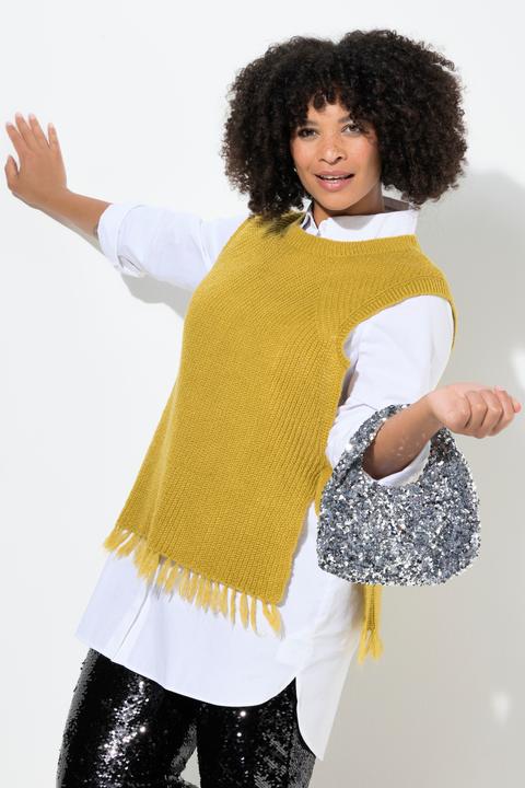 Image du produit Angel of Style Pull sans manches, coupe confortable, cordon à nouer de chaque côté (50, 52)