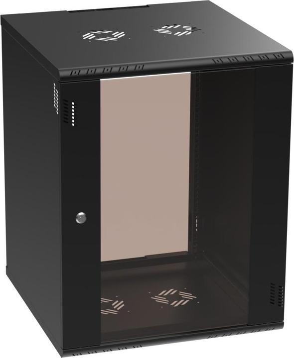 Actual product image Extralink PREMIUM 15U 600X600 WALL-MOUNTED RACKMOUNT CABINET BLACK (15 RU, 19 inch rack)
