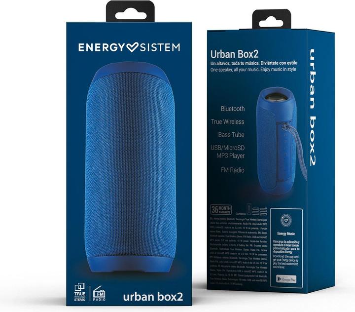 Actual product image Energy Sistem Urban Box 2 (12 h, Rechargeable battery operated)