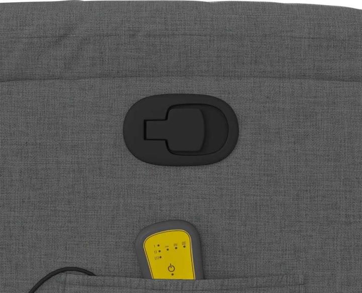 Produktbild vidaXL Massagesessel Dunkelgrau Stoff,Farbe: Dunkelgrau,Material