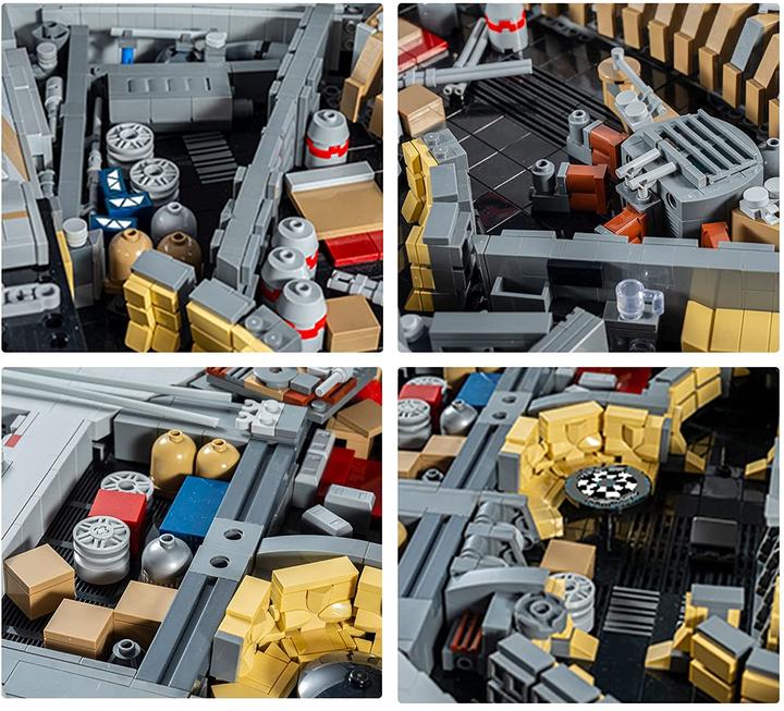 Actual product image Mould King Millennium Starship