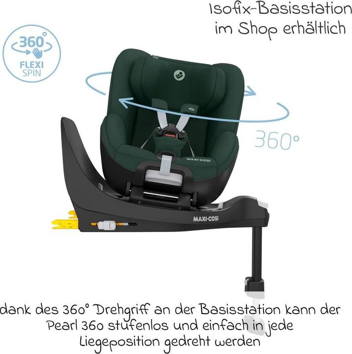 Actual product image Maxi-Cosi Pearl 360 (Reboarder, ECE R129/i-Size Standard)