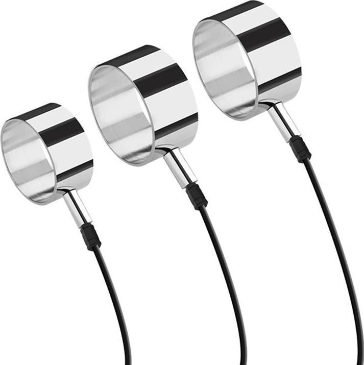 Actual product image Rimba Elektro Sex Aluminium Cockringen, uni-polair, 3 St.