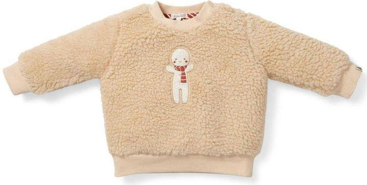 Produktbild Little Dutch Teddy Christmas sweater Gingerbread - 80 (80)