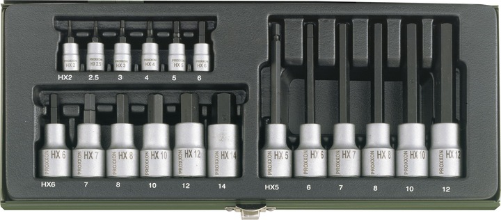 Produktbild Proxxon Steckschlüsselsatz (2.5/8", 10  mm, 7 mm, 12 mm, 6 mm)