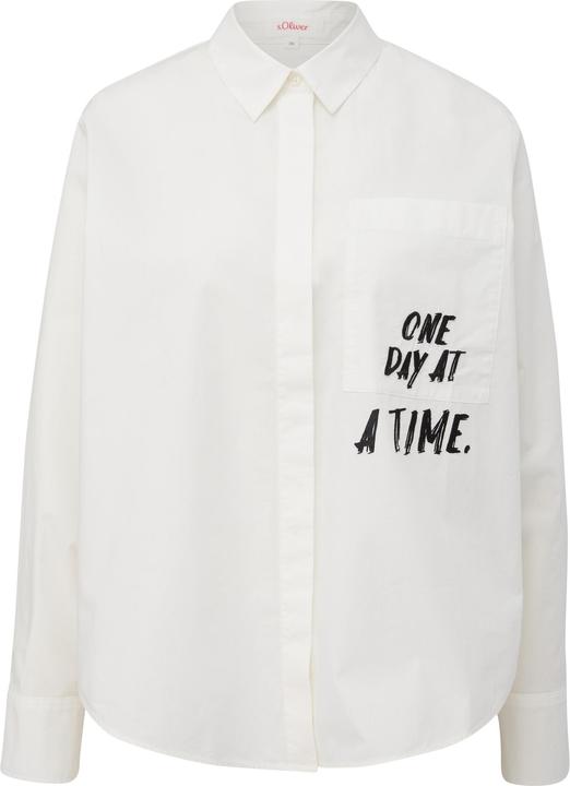 Image du produit s.Oliver Bluse Popeline-Bluse aus Baumwolle (46)