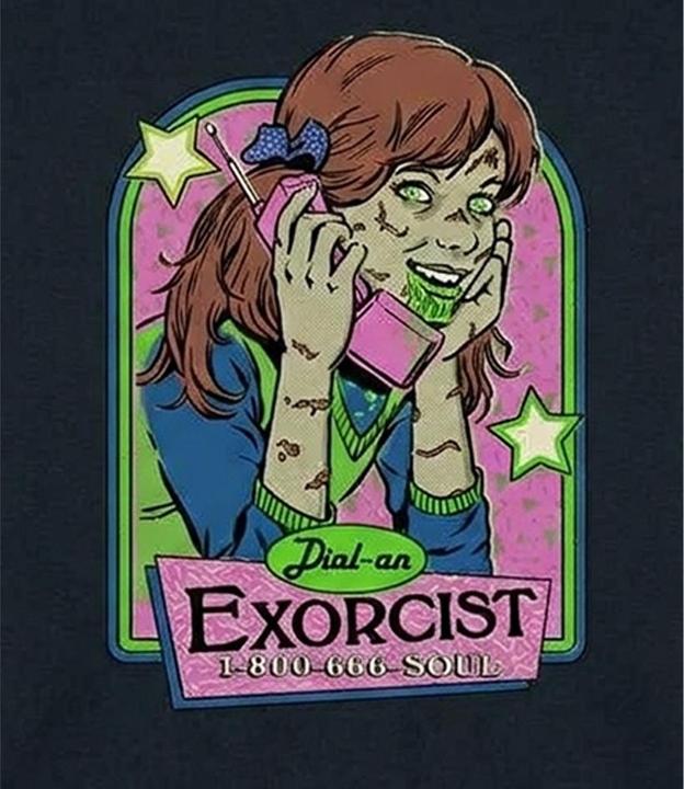 Produktbild Steven Rhodes Dial An Exorcist Sweatshirt (XXL)