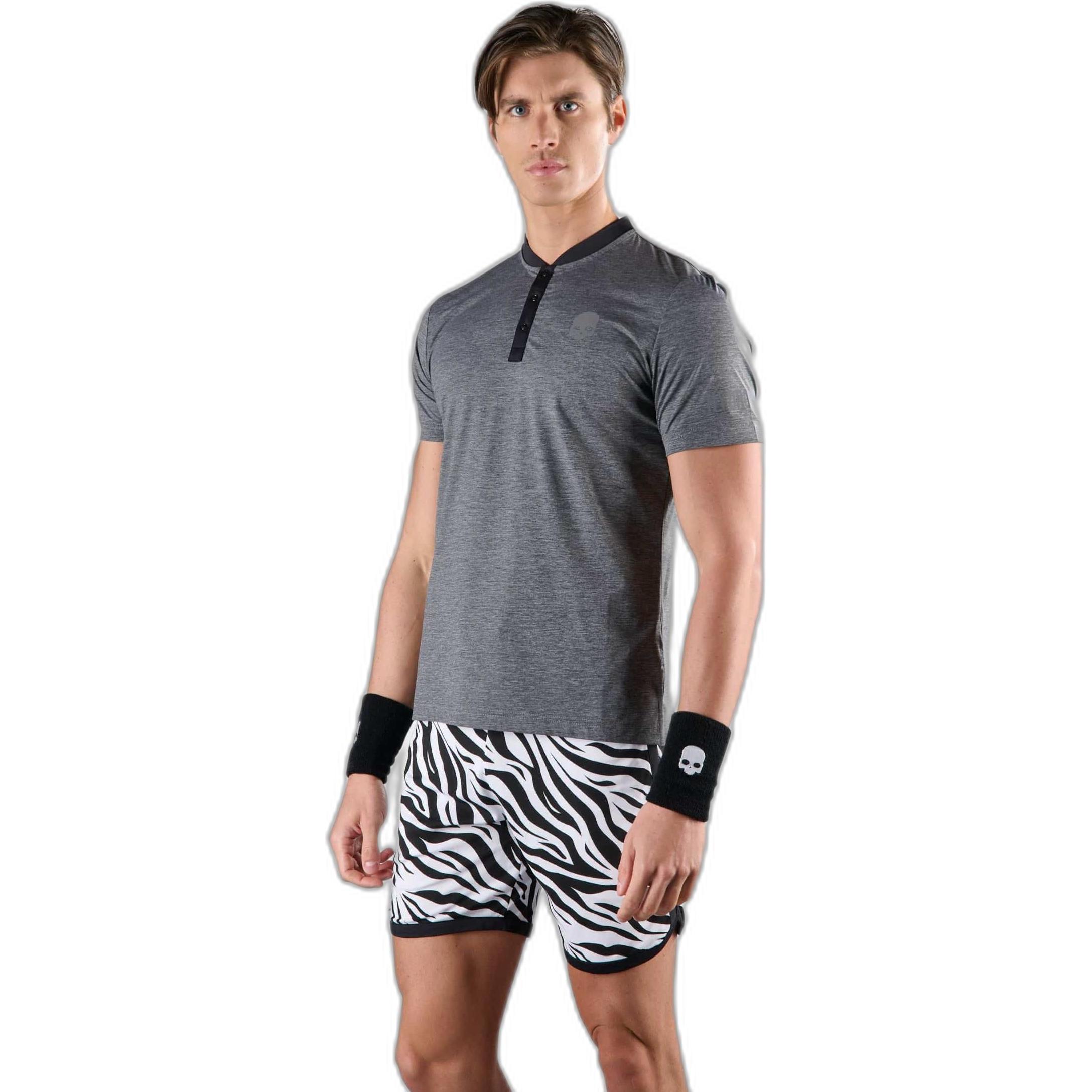 Thumbnail - Hydrogen, Herren, Shirt, poo-shirt tech serafino, Grau, (L)