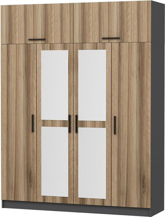 Immagine prodotto Skye Decor Kale Mirror Luxe Wardrobe (180 x 52 x 235 cm)