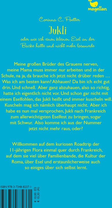 Produktbild Jukli oder wie ich einen kleinen Esel an der Backe hatte und nicht mehr loswurde (Deutsch, Corinna C. Poetter, 2024)