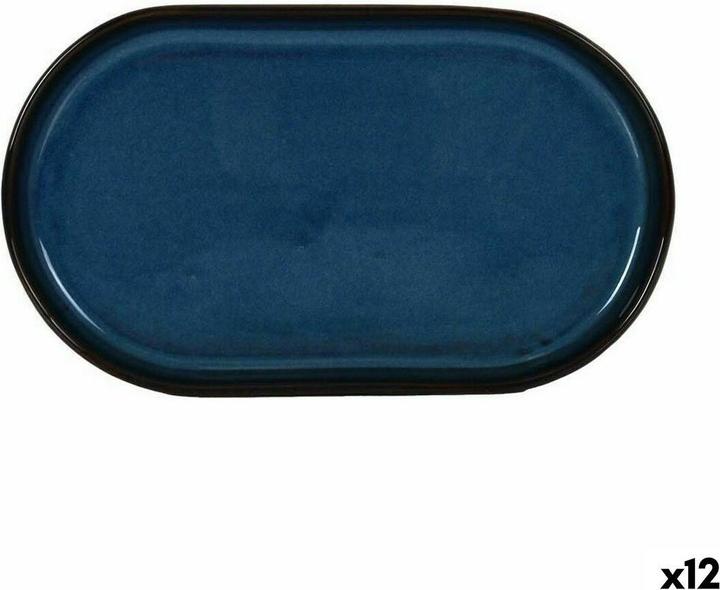 Image du produit La Mer Tablett für Snacks Chester Oval 25,3 x 13,5 x 2,6 cm (12 Stück)