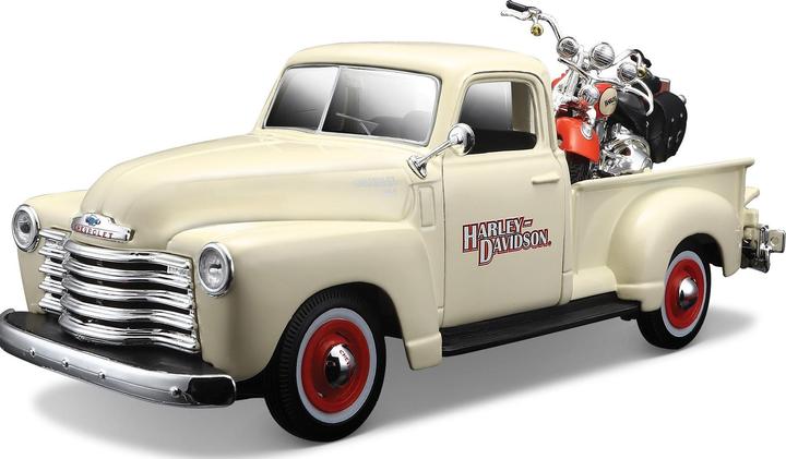 Produktbild Maisto Chevy Pickup + Harley Davidson Heritage