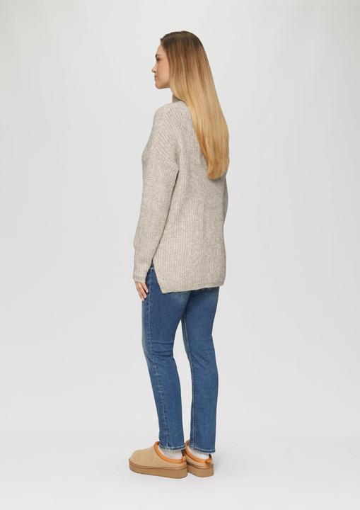 Produktbild S.Oliver Strickpullover Weicher Strickpullover mit Rippstruktur (XS)