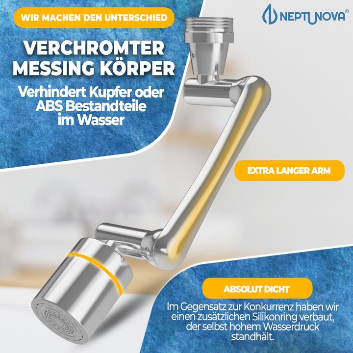 Actual product image Neptunova Swivel tap attachment