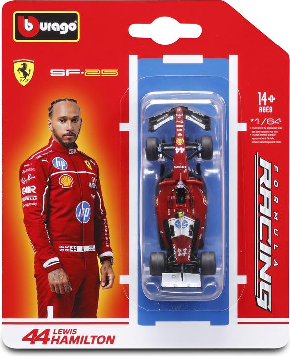Bburago Ferrari F1 SF-25 1/64 Hamilton 2025