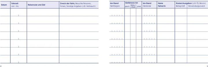 Productafbeelding Avery Zweckform 222-10 DIN A6 liggend Chauffeurslogboek Aantal bladen: 40 Wit 10 (40 x)