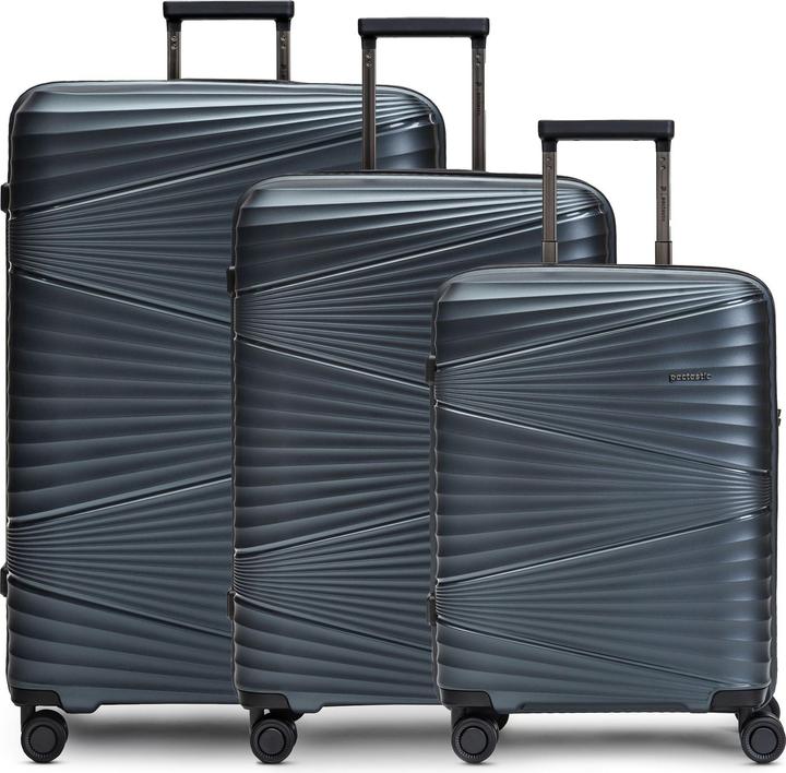 Produktbild Pactastic Collection 02 THE THREE SET 4 Rollen Kofferset 3-teilig (204 l)
