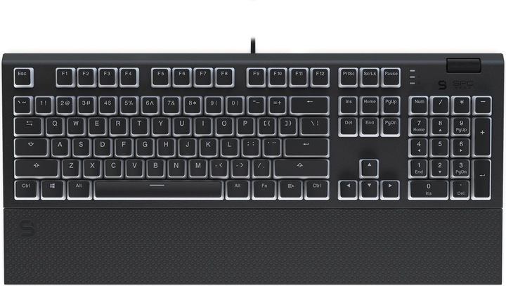 Actual product image SPC Gear GK650K Omnis Mechanical Keyboard with RGB Pudding Edition (US, Kailh Red switch) (Eng. Int.)