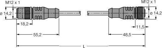 Produktbild Turck PUR-Kabelmantel (0.50 m)