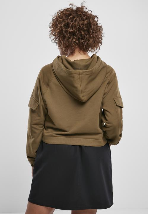 Immagine prodotto Urban Classics Felpa da lavoro corta da donna con cappuccio (XXL)