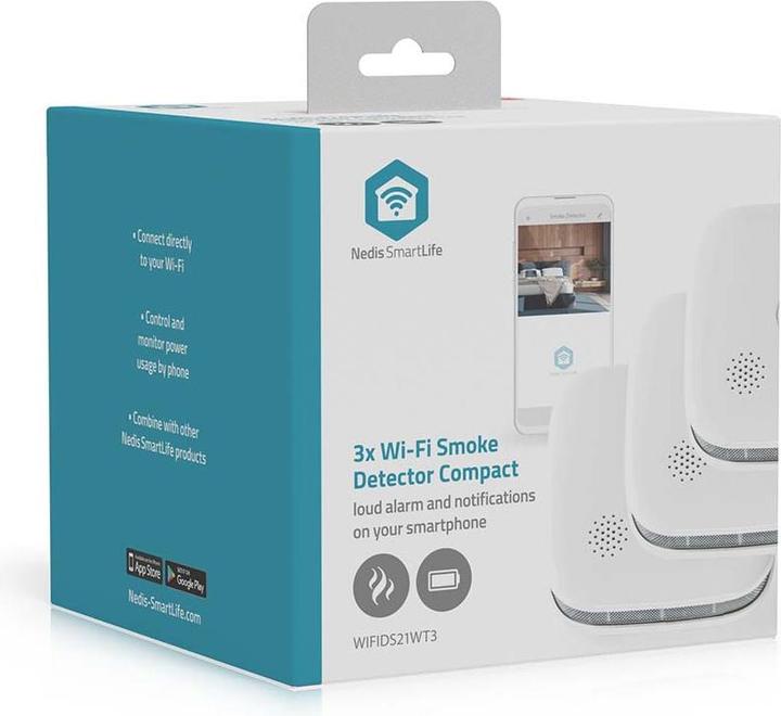 Actual product image Nedis SmartLife Rauchmelder