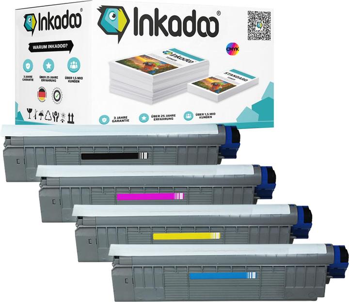 Immagine prodotto Inkadoo Il multipack compatibile con OKI 4405921x contiene 4x cartucce toner (M, C, Y, FC)